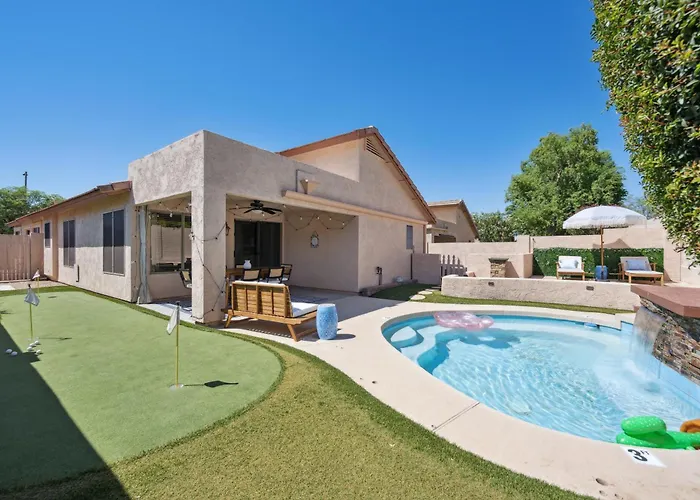 Villa 3br Pool With Waterfall And Mini Golf - Near Jw Phoenix